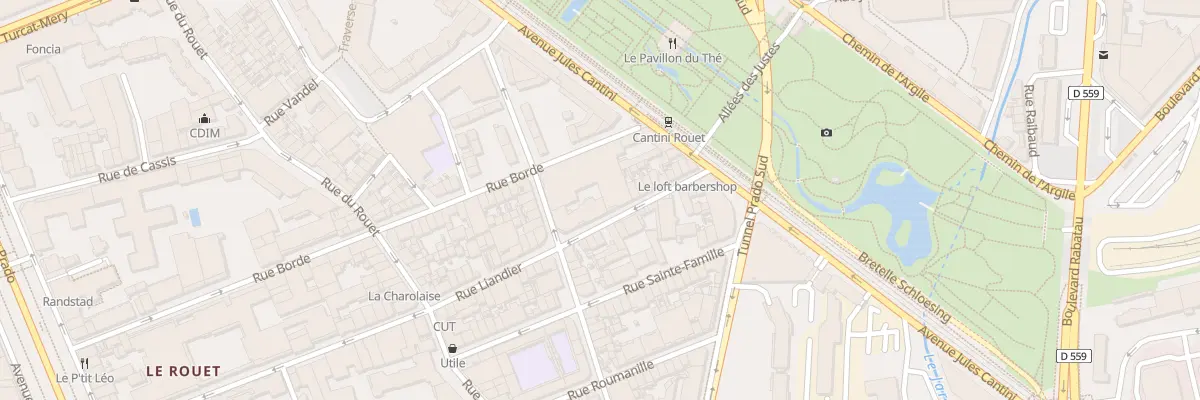 Plan du 81 Rue liandier à Marseille 8e Arrondissement