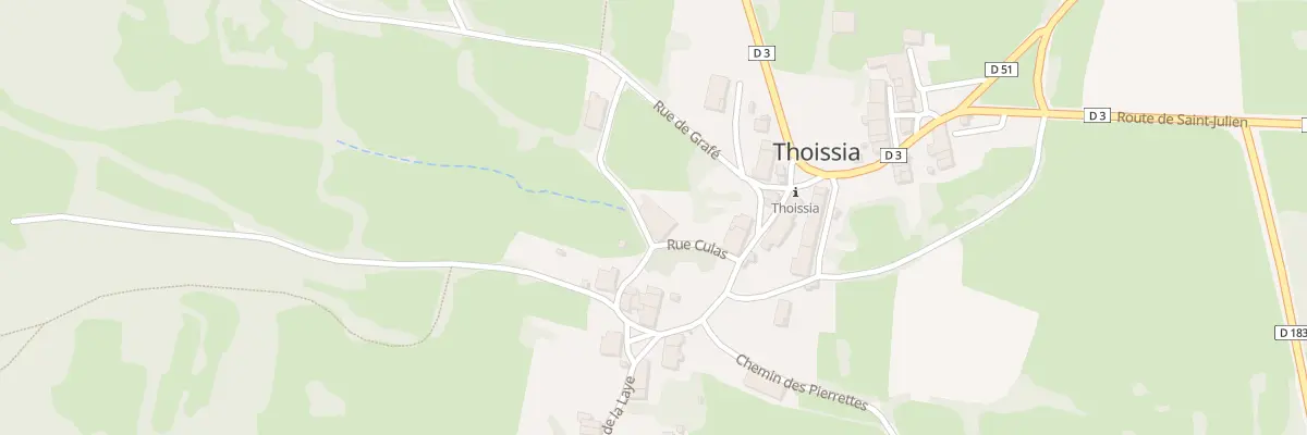 Plan du 5024 Rue Culas à Thoissia