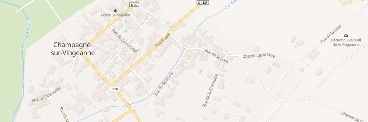 Plan du 5 Rue du Soirsans à Champagne-sur-Vingeanne