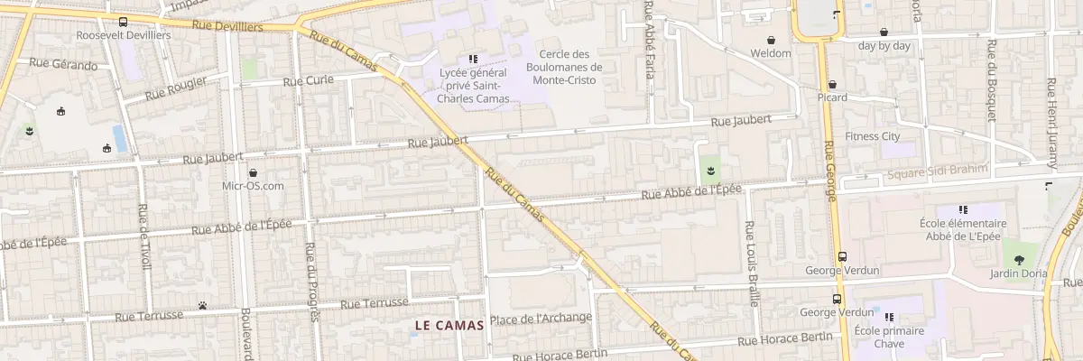 Plan du 53 Rue du camas à Marseille 5e Arrondissement