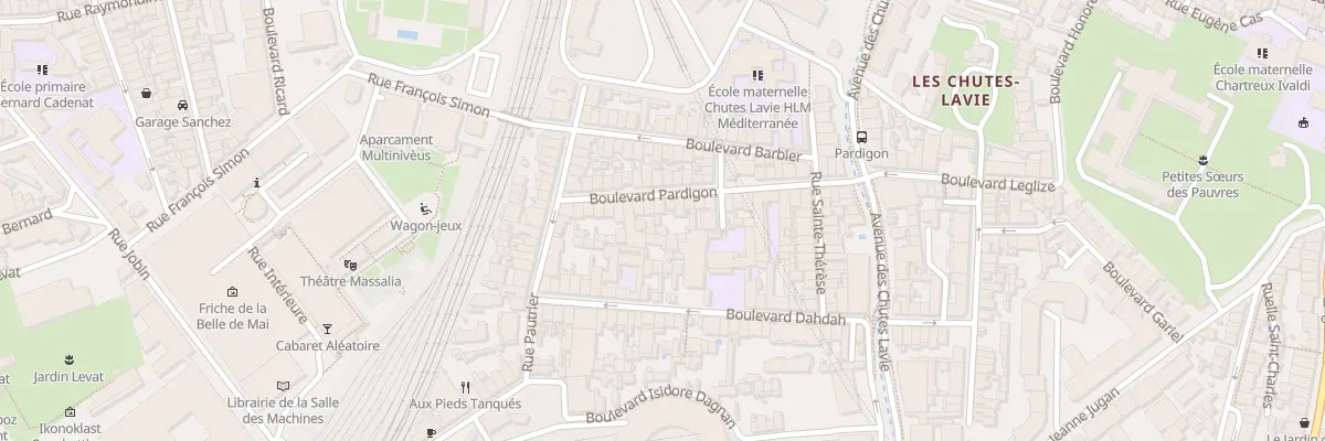 Plan du 18 Bd Pardigon à Marseille 4e Arrondissement