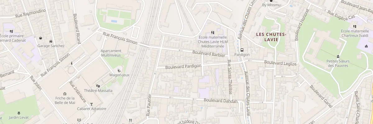 Plan du 19 Bd Pardigon à Marseille 4e Arrondissement