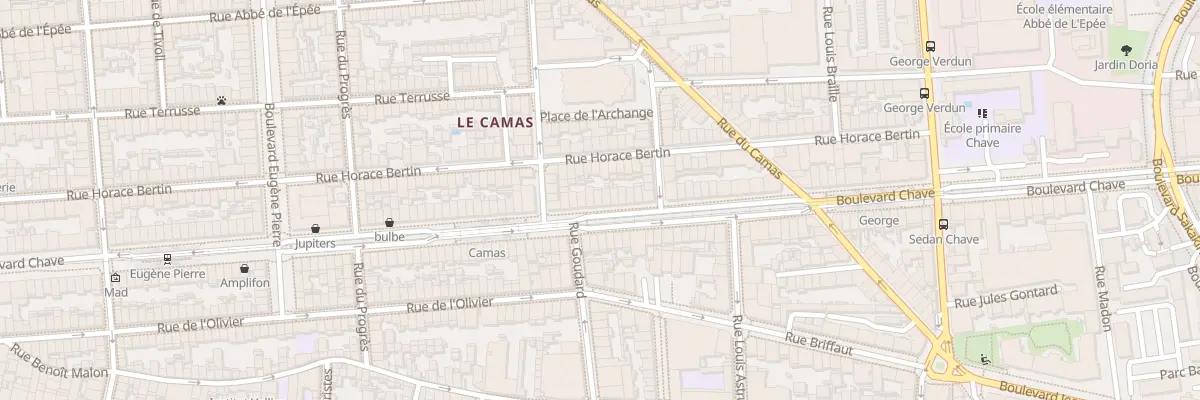 Plan du 125 Bd Chave à Marseille 5e Arrondissement