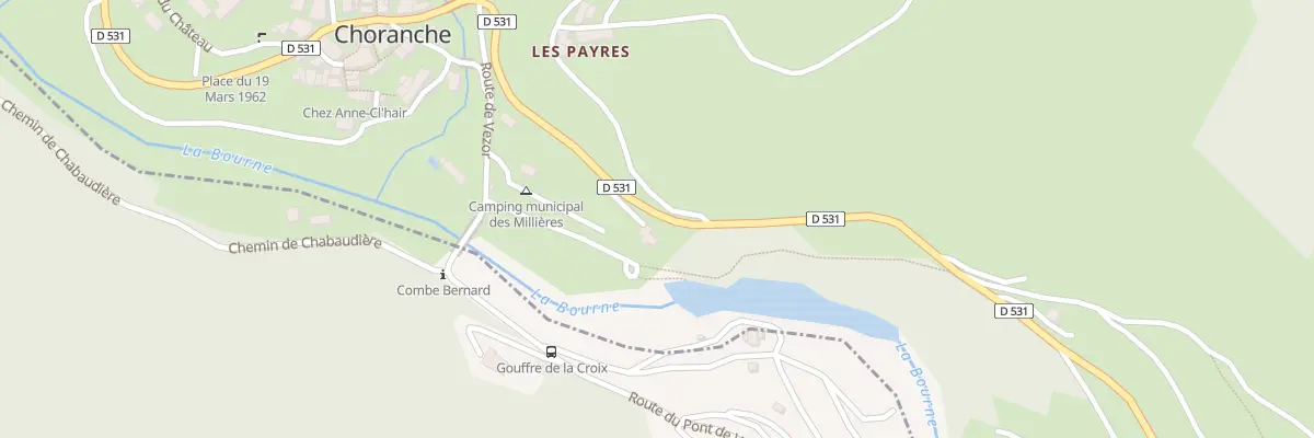 Plan du 220 Rte de Villard de Lans à Choranche