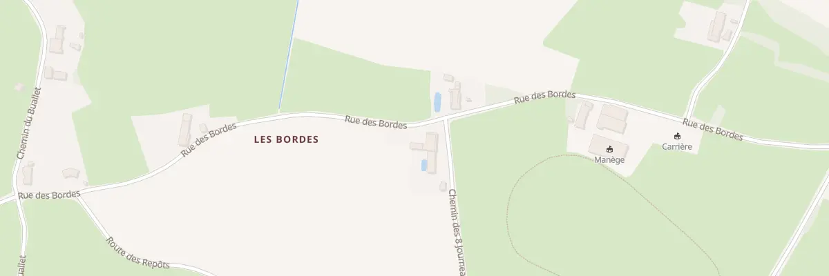 Plan du 1602 Rue des Bordes à Saillenard