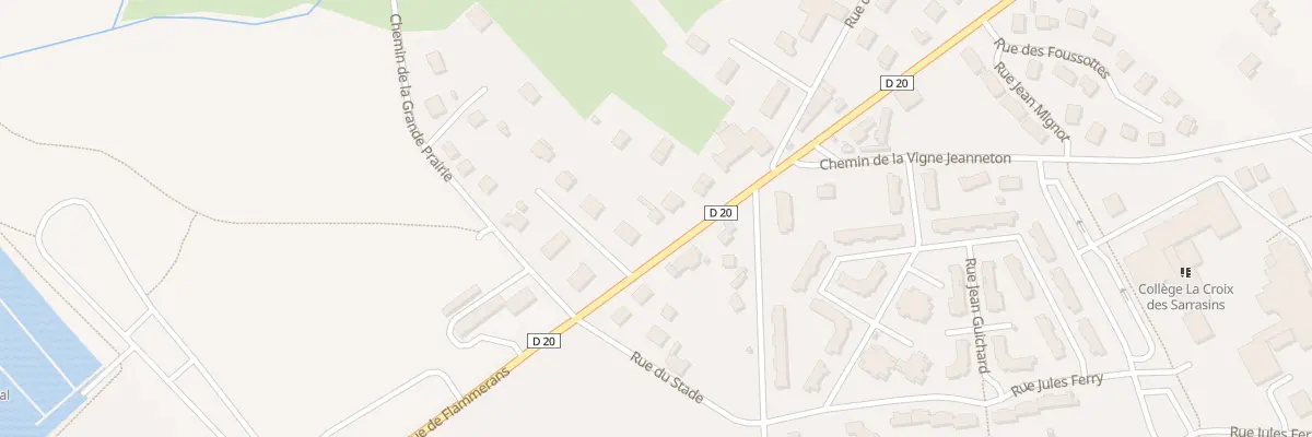 Plan du 4 Rue de Flammerans à Auxonne