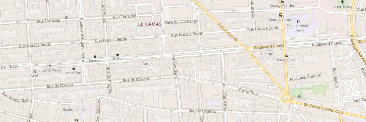 Plan du 134 Bd Chave à Marseille 5e Arrondissement
