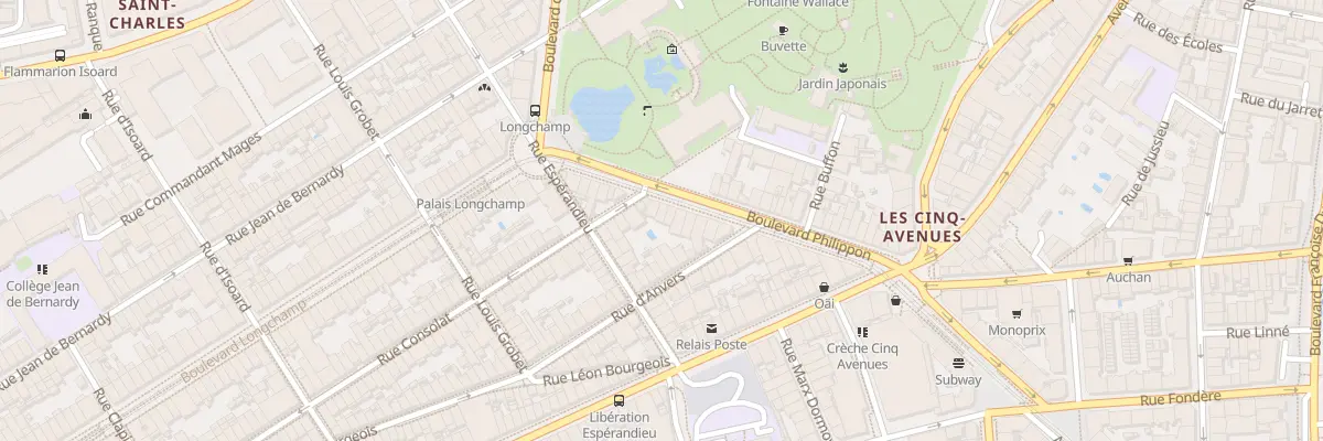 Plan du 16 Bd Philippon à Marseille 4e Arrondissement