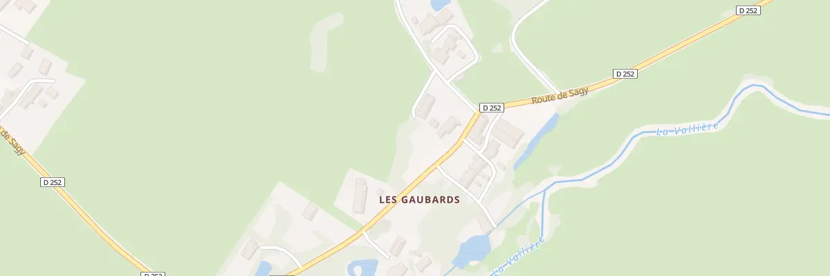 Plan du 55 Rue des Gaubards à Savigny-en-Revermont