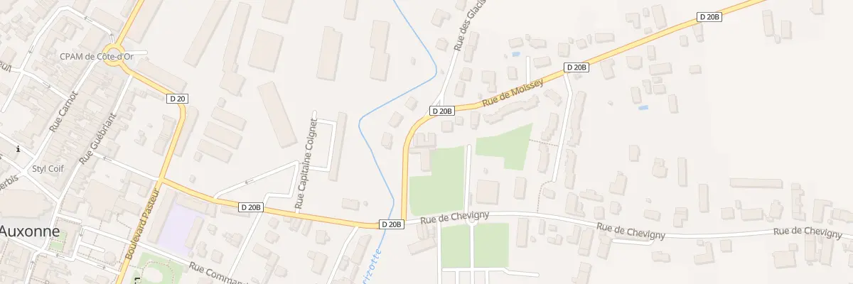 Plan du 3B Rue de Moissey à Auxonne