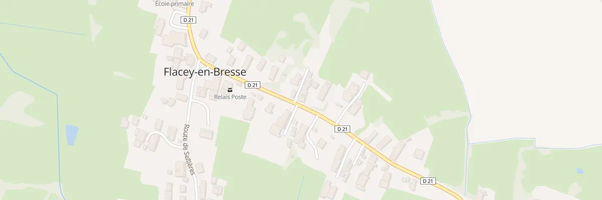 Plan du 13 Rte de Beaufort à Flacey-en-Bresse