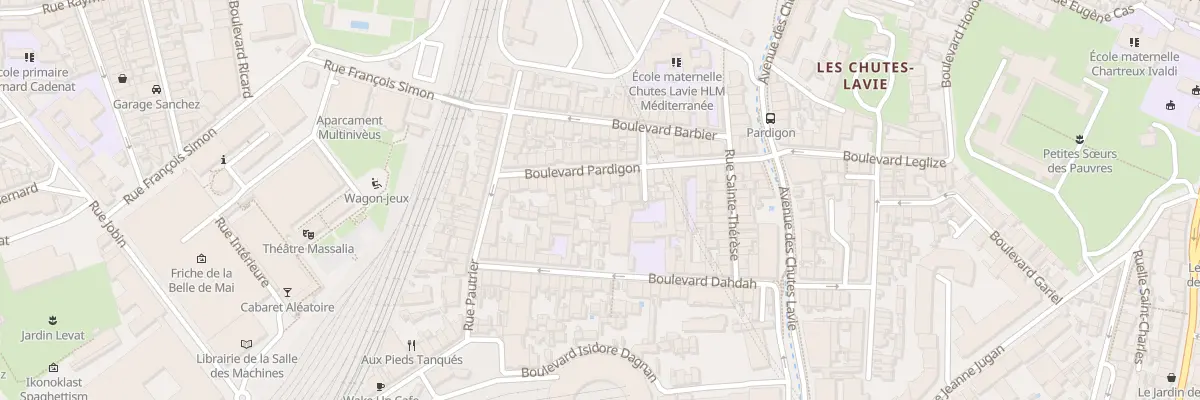 Plan du 20B Bd Pardigon à Marseille 4e Arrondissement
