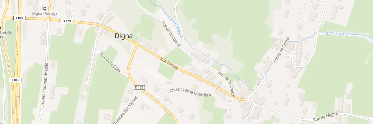 Plan du 16 Rue Fleurie à Digna