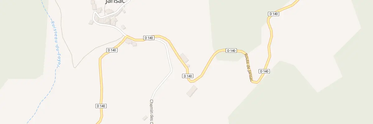 Plan du 5015 Les Fauries à Recoubeau-Jansac
