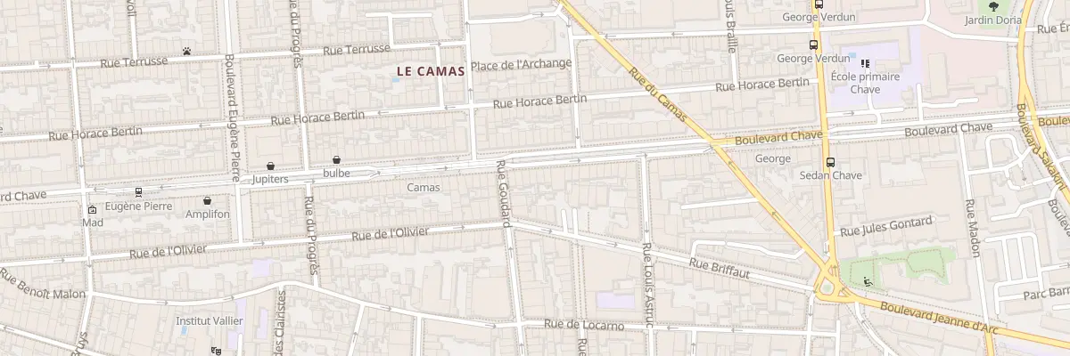 Plan du 136 Bd Chave à Marseille 5e Arrondissement