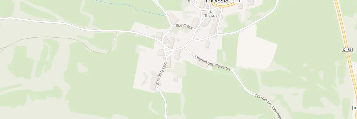 Plan du 5018 Rue des Fontaines à Thoissia