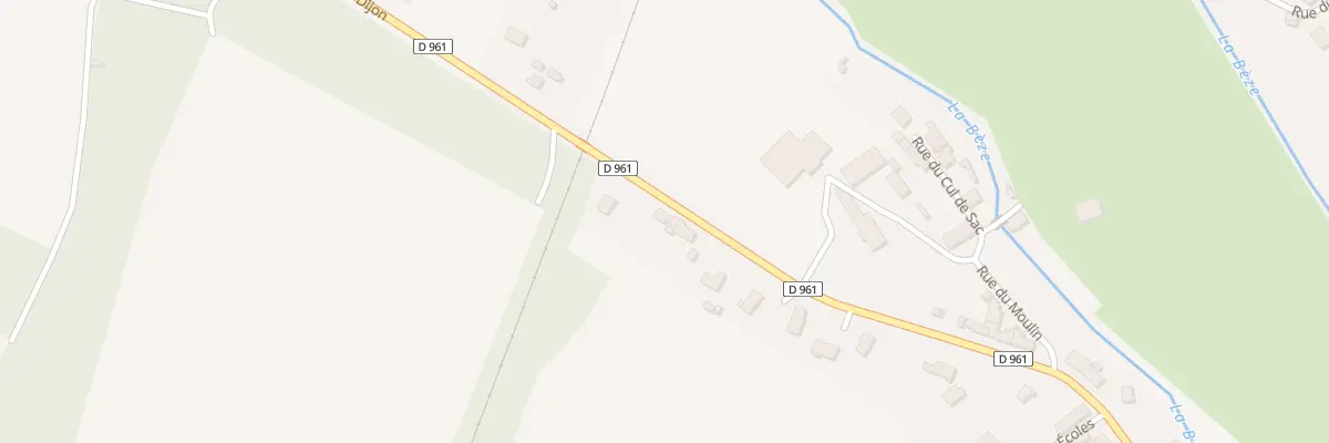 Plan du 9045 Rte de Dijon à Vonges