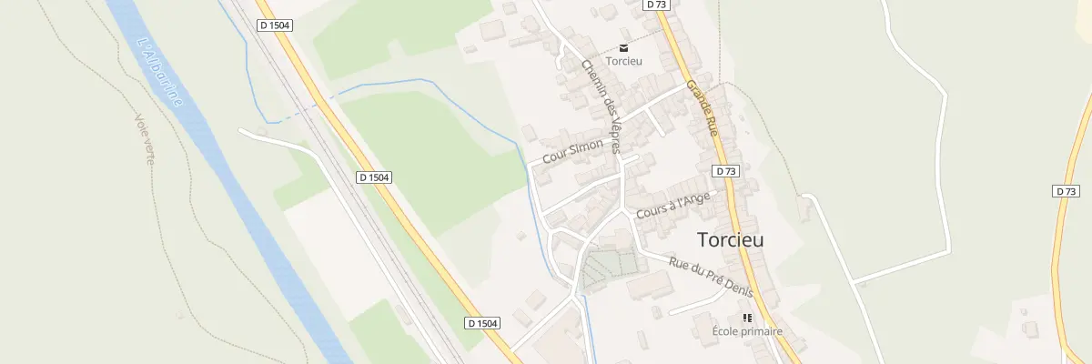 Plan du 96 Che du Ruisseau à Torcieu