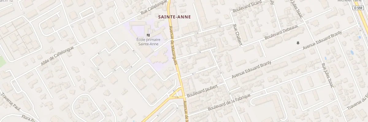 Plan du 2 Bd Michel Fronti à Marseille 8e Arrondissement