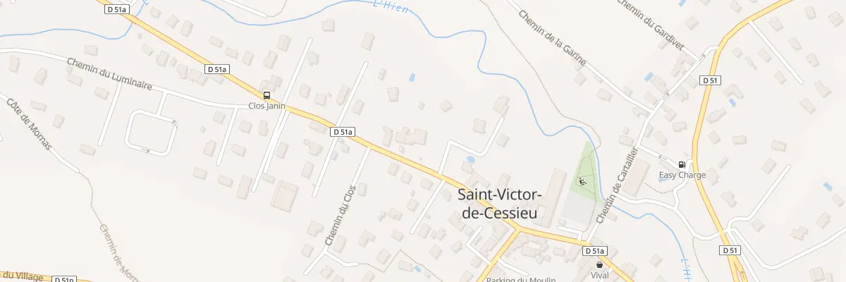 Plan du 152 Rte du Clos Janin à Saint-Victor-de-Cessieu