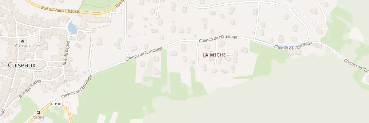 Plan du 12 Che de l’Ermitage à Cuiseaux