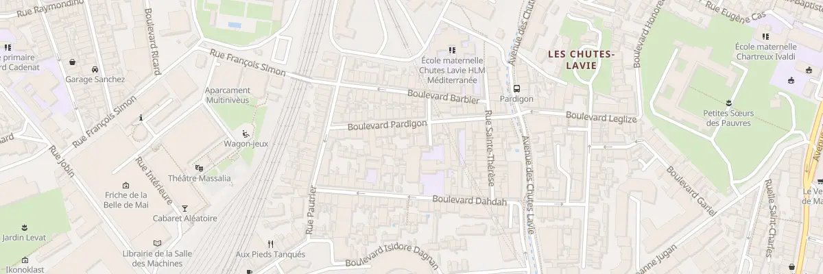 Plan du 24 Bd Pardigon à Marseille 4e Arrondissement