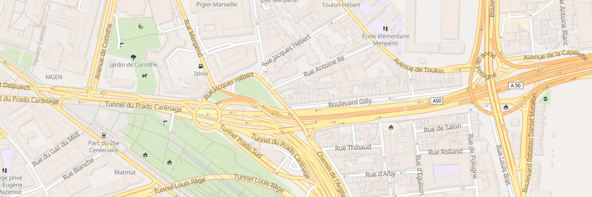 Plan du 5 Bd Gilly à Marseille 10e Arrondissement
