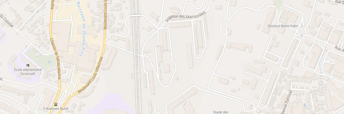 Plan du 56 Bd Louis Villecroze à Marseille 14e Arrondissement