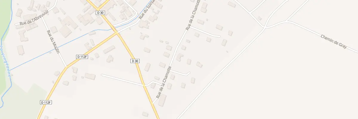 Plan du 13 Rue de la Chamotte à Champagne-sur-Vingeanne