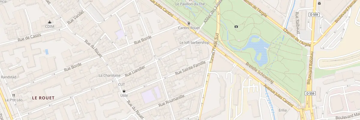 Plan du 118 Rue liandier à Marseille 8e Arrondissement