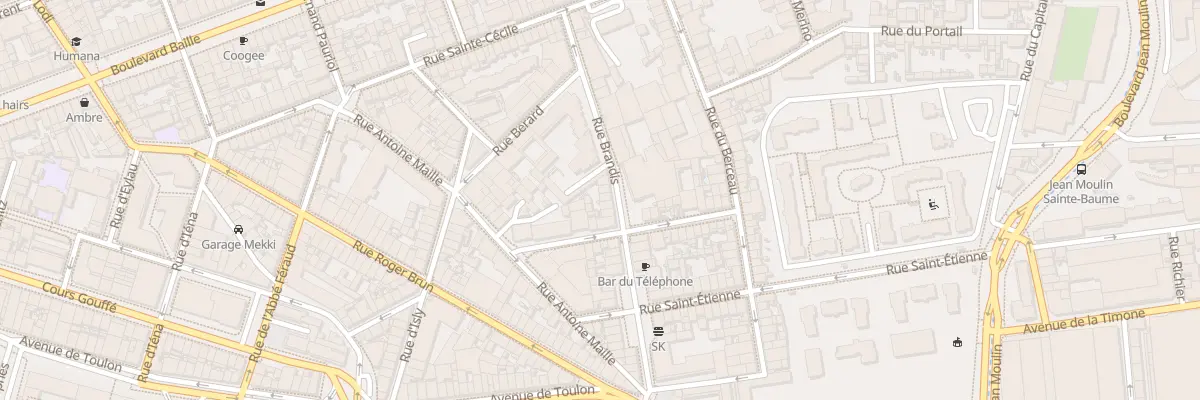 Plan du 34 Rue brandis à Marseille 5e Arrondissement