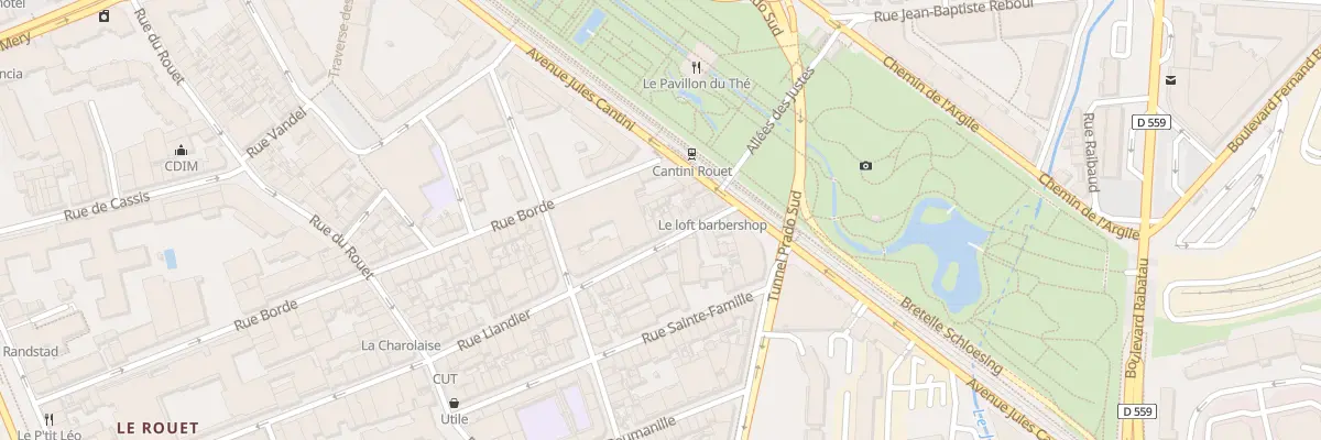 Plan du 101 Rue liandier à Marseille 8e Arrondissement