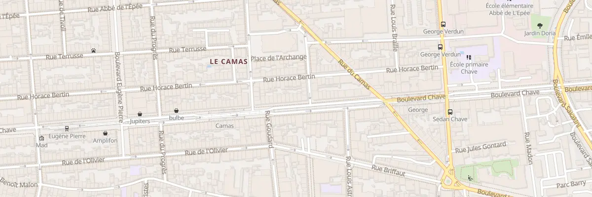 Plan du 133 Bd Chave à Marseille 5e Arrondissement