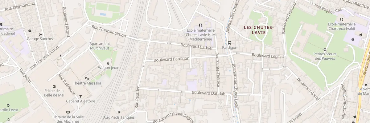 Plan du 26 Bd Pardigon à Marseille 4e Arrondissement