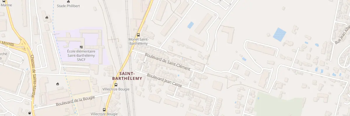 Plan du 31 Bd Saint Clement à Marseille 14e Arrondissement