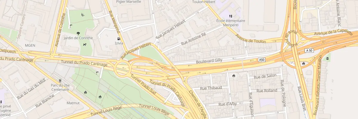 Plan du 7 Bd Gilly à Marseille 10e Arrondissement