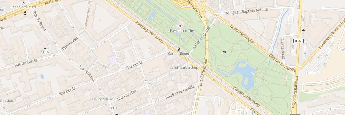 Plan du 166 Av Jules Cantini à Marseille 8e Arrondissement