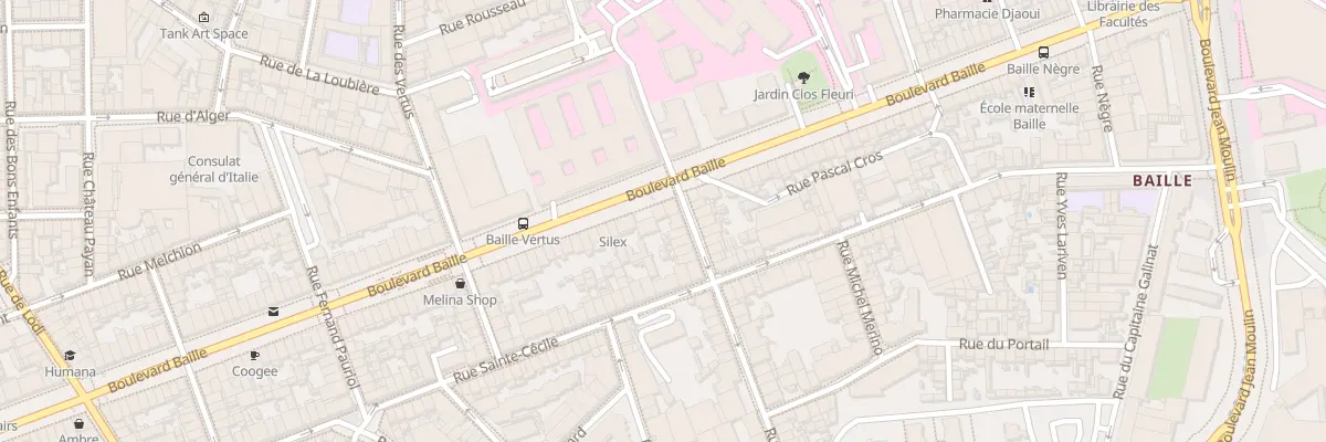 Plan du 184 Bd Baille à Marseille 5e Arrondissement