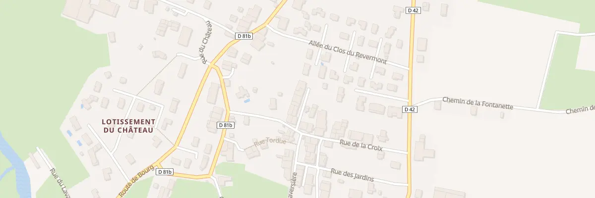 Plan du 45 Imp des Fleurs à Villereversure