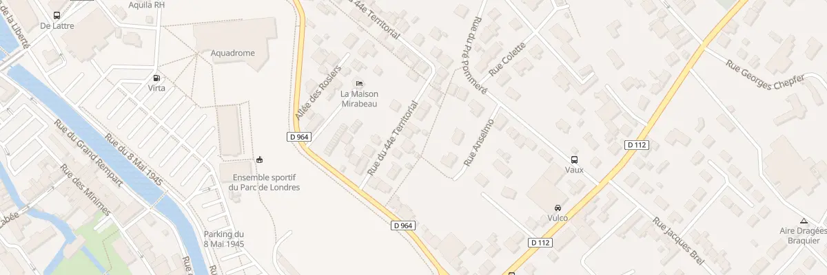 Plan du 12 Rue du 44eme Territorial à Verdun