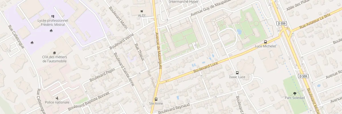 Plan du 431 Av de Mazargues à Marseille 8e Arrondissement
