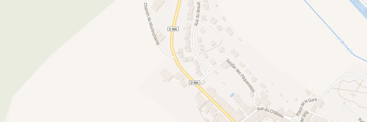 Plan du 11 Rue du Breuil à Tréveray