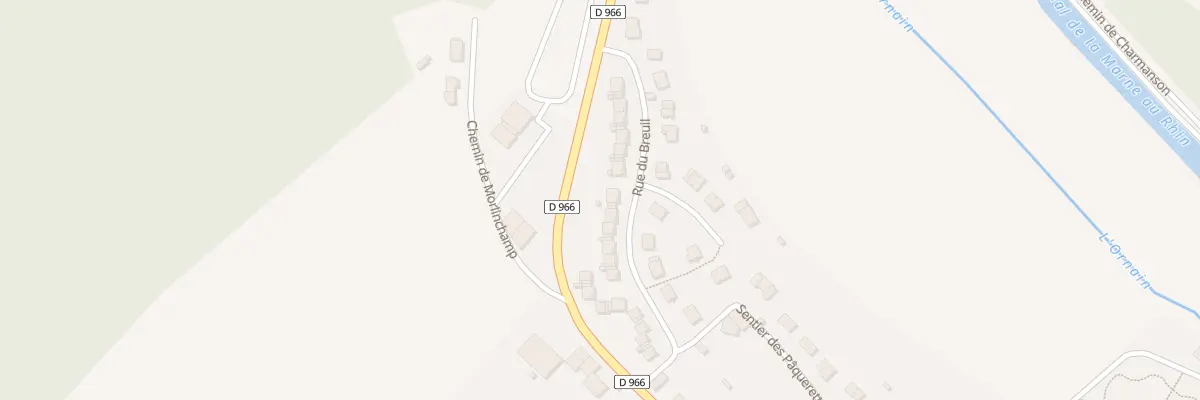 Plan du 27 Rue du Breuil à Tréveray