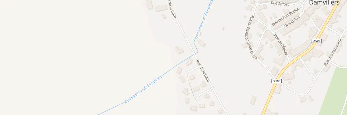 Plan du 9 Rue de la Gare à Damvillers