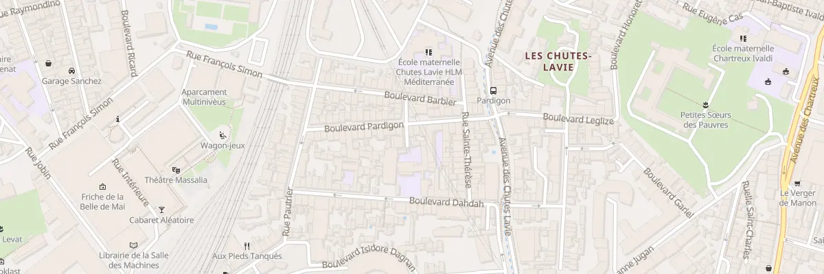 Plan du 30 Bd Pardigon à Marseille 4e Arrondissement