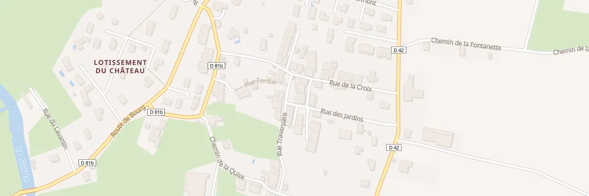 Plan du 36 Che de la Fontaine à Villereversure