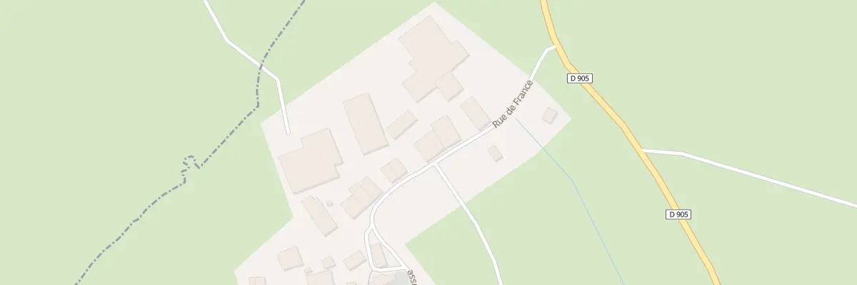 Plan du 3 Rue de France à Peuvillers