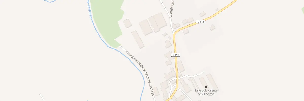 Plan du 7 Rte de Velosnes à Villécloye