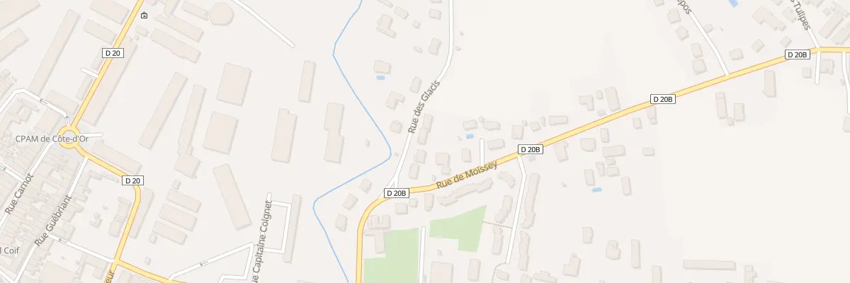 Plan du 5 Rue des Glacis à Auxonne