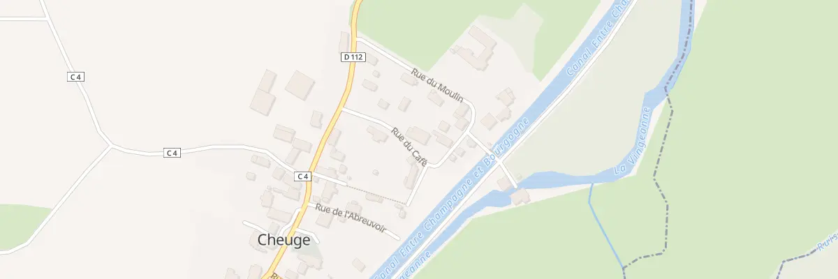 Plan du 5 Rue du Cafe à Cheuge